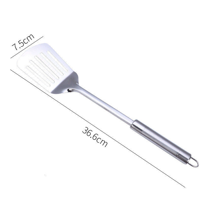 Household Non-Magnetic Spatula Cooking Shovel Spoon Soup Drain Frying Shovel Kitchen Supplies