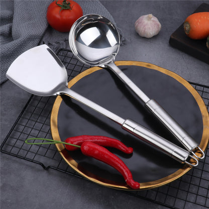 Household Non-Magnetic Spatula Cooking Shovel Spoon Soup Drain Frying Shovel Kitchen Supplies