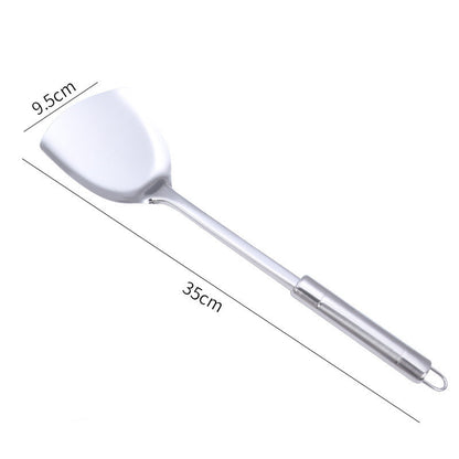 Household Non-Magnetic Spatula Cooking Shovel Spoon Soup Drain Frying Shovel Kitchen Supplies