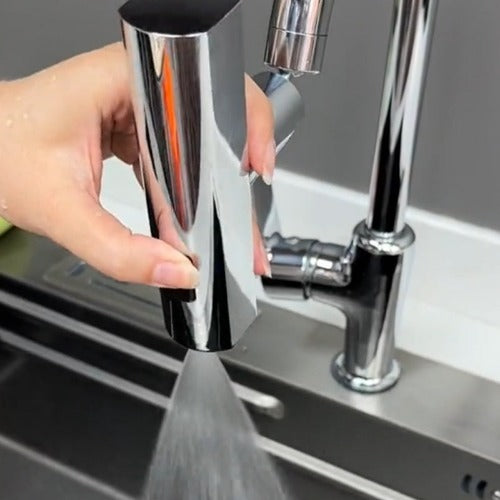 Rotating Bubbler: Splash-Proof Faucet Nozzle Extension - Kitchen Gadgets