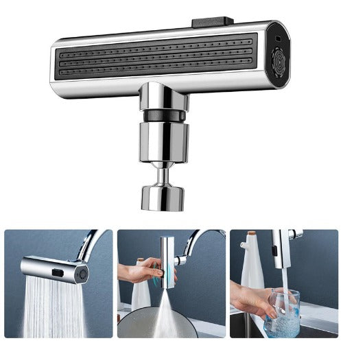 Rotating Bubbler: Splash-Proof Faucet Nozzle Extension - Kitchen Gadgets