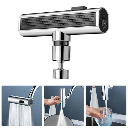 Rotating Bubbler: Splash-Proof Faucet Nozzle Extension - Kitchen Gadgets