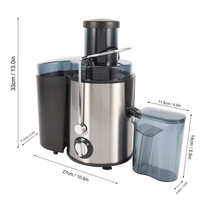 800W Whole Fruit Juicer & Ice Cube Tray Included