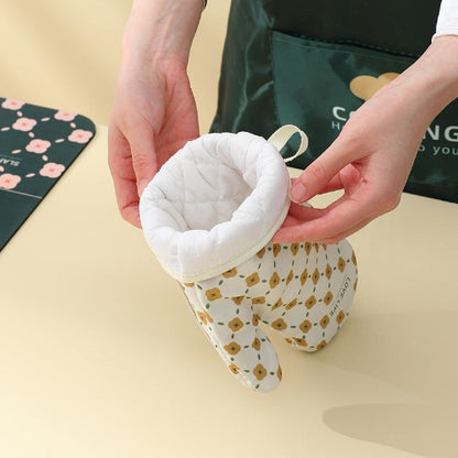 Non-Slip Microwave Oven Gloves: Heat Resistant Cotton