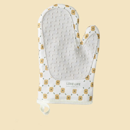 Non-Slip Microwave Oven Gloves: Heat Resistant Cotton