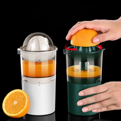 Wireless Mini Fruit Juicer: Portable Electric Orange Press & Manual Cup