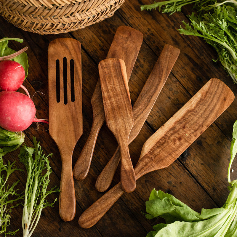 Teak Wood Cooking, Salad & Kitchen Spatula Utensil