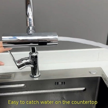 Rotating Bubbler: Splash-Proof Faucet Nozzle Extension - Kitchen Gadgets