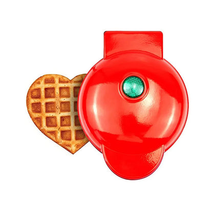 Retro Heart Waffle Maker - Mini Electric 110V