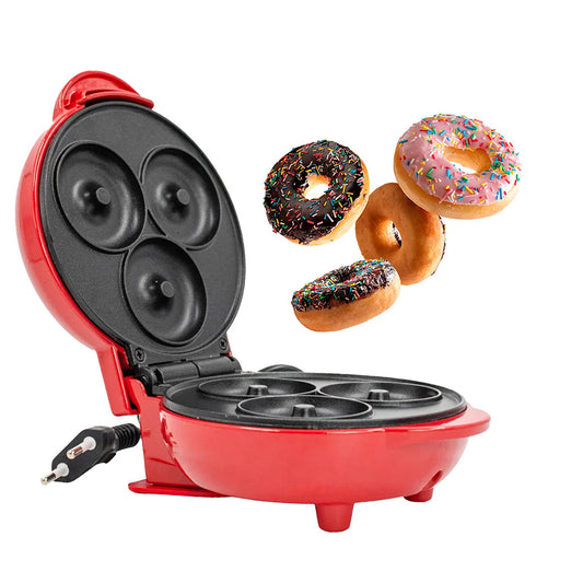 Retro Mini Electric Waffle Maker for Delicious Donuts