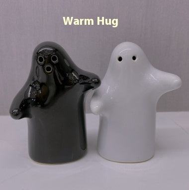 Hug Little Man Wall Dong Pepper And Salt Jar Seasoning Jar Ceramic