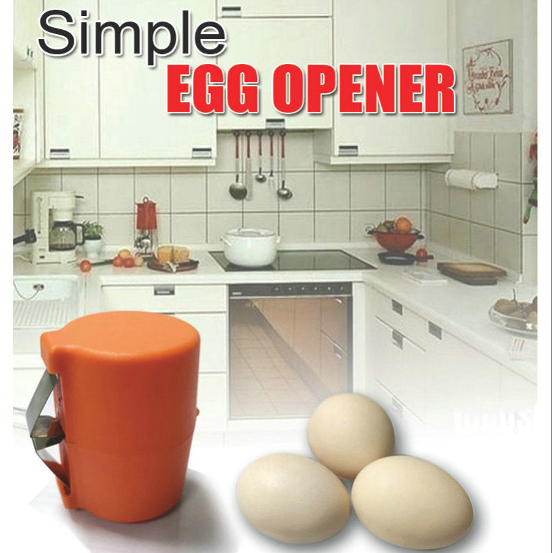 Modern Minimalist Portable Plastic Egg Opener Tool