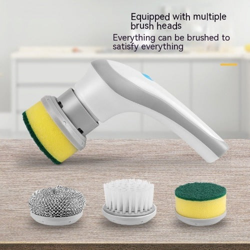 Portable Electric Cleaning Brush: 4-in-1 Cordless Scrubber