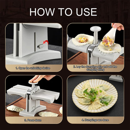 Double Head Dumpling Mold: Kitchen Accessory for Easy Homemade Dumplings