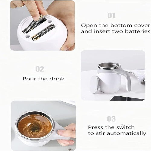 Auto Magnetic Stirring Coffee Mug: Charging