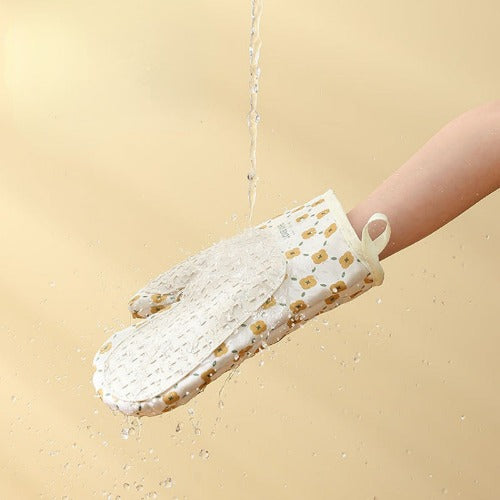 Non-Slip Microwave Oven Gloves: Heat Resistant Cotton