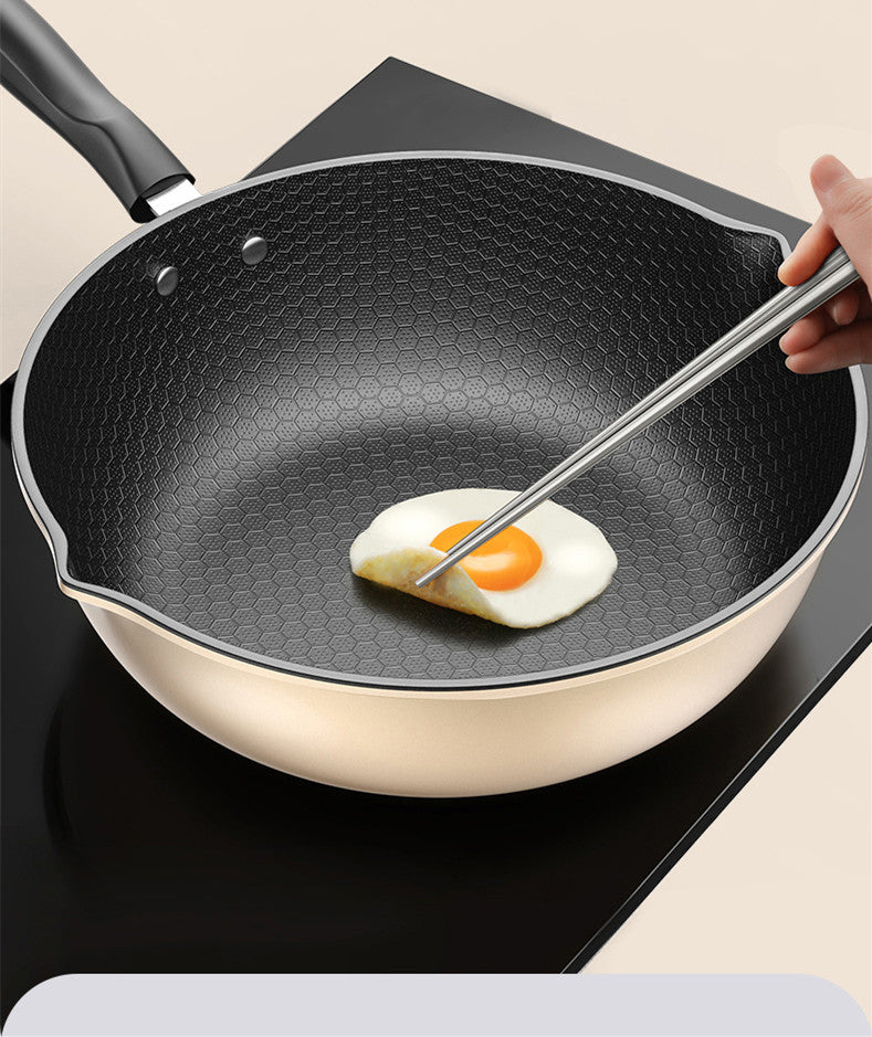 Honeycomb Wok: Induction & Gas Stove Cookware