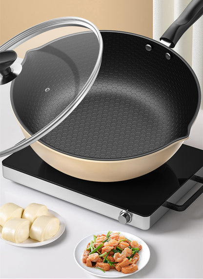 Honeycomb Wok: Induction & Gas Stove Cookware