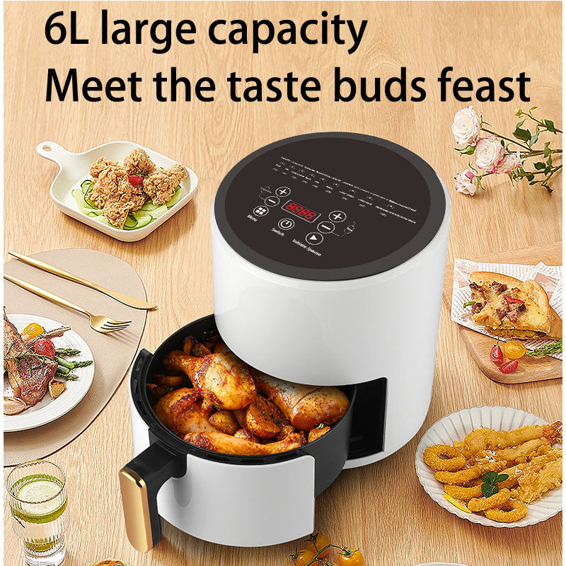 Compact Electric Air Fryer - Healthy Cooking & Control