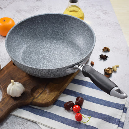 Non-Stick Japanese Maifan Stone Wok - Large Pan