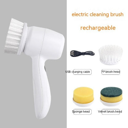 Portable Electric Cleaning Brush: 4-in-1 Cordless Scrubber