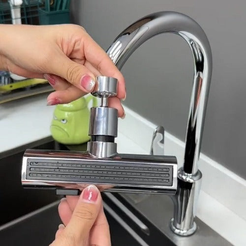 Rotating Bubbler: Splash-Proof Faucet Nozzle Extension - Kitchen Gadgets