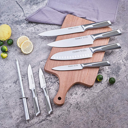 15-Piece Kitchen Knife Set with Block | Sharp & Durable