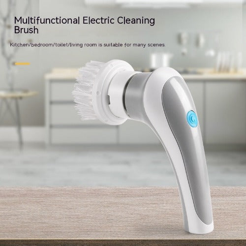 Portable Electric Cleaning Brush: 4-in-1 Cordless Scrubber