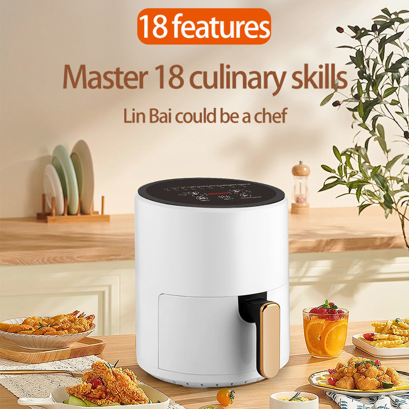 Compact Electric Air Fryer - Healthy Cooking & Control